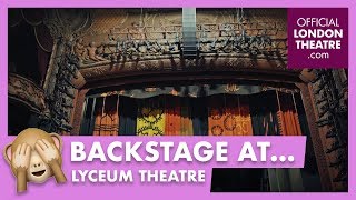 Backstage tour of the Lyceum Theatre [upl. by Ahsaten672]