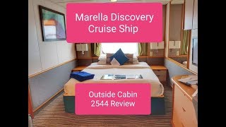 Outside Cabin 2544 Review Marella Discovery Cruise Ship [upl. by Oiludbo257]