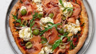 Tassal Smoked Salmon Pizza [upl. by Yanehs]