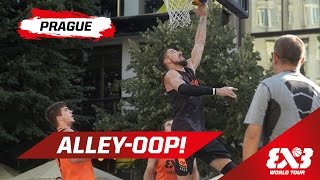 Nemanja Karalic Ub with the Powerful AlleyOop Dunk  Prague  2015 FIBA 3x3 World Tour [upl. by Nnasus769]