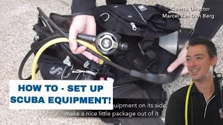 How To Assemble Dive Equipment  Dive Equipment Setup  Scuba Diving Tips [upl. by Bettencourt]