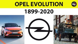 Opel history and evolution  18992020  All models of Opels 121year history [upl. by Anayhd]