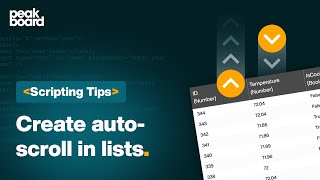 Create autoscroll in lists [upl. by Atilrak]