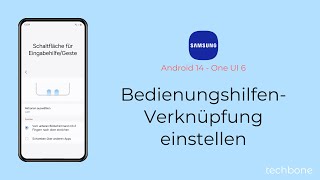 BedienungshilfenVerknüpfung einstellen  Samsung Android 14  One UI 6 [upl. by Sedgewinn]