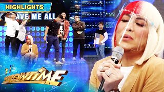 Its Showtime family dramatically makes their own live music video  Its Showtime [upl. by Adalia384]