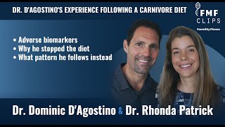 Dr Dominic Dagostinos experience following a carnivore diet  Dominic DAgostino [upl. by Edana]