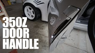 350Z DOOR HANDLE REPLACEMENT  HOW TO CHANGE DOOR HANDLE [upl. by Nolyag981]