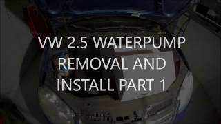 VW Transporter T6 20TDI  Timing belt and water pump replacement DIY This is how [upl. by Aes526]