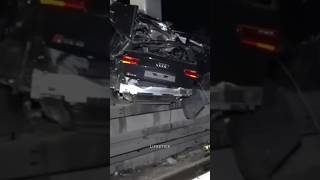 Famous Audi RS6 crash [upl. by Ardnasak]