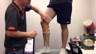 Knee MCL Taping [upl. by Etnauj]