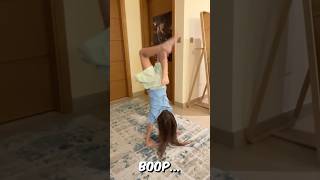 Learning gymnastics routine [upl. by Kreda]