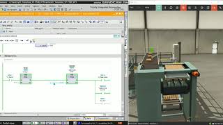 Palletizer Scene Seimens TIA portal  Factory IO [upl. by Avehsile552]