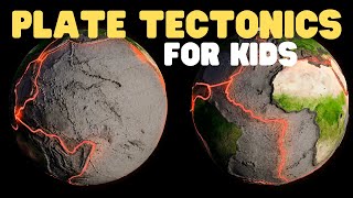 Plate Tectonics for Kids  Tectonic plates explained [upl. by Htelimay]