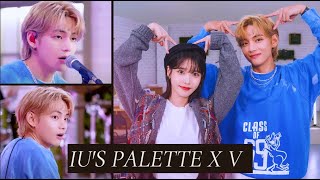 BTS V and IUs Heartfelt Friendship Revealed on IUs Palette [upl. by Nedi]