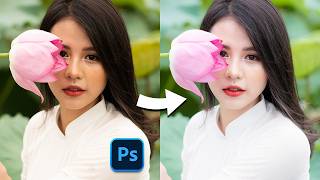 Blend Màu Da Trắng Hồng Trong Trẻo Trong Photoshop [upl. by Oinigih]