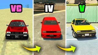 Blista Compact in GTA Games Evolution [upl. by Nylrak]