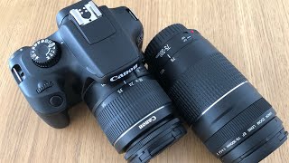 Canon EOS 4000D camera with 75300 lens  WIFI  18mp [upl. by Eladal]