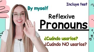 Pronombres Reflexivos en Inglés🤔 Reflexive Pronouns in English  Myself Yourself Themselves Etc [upl. by Illehs]