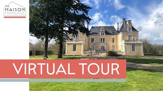 VIRTUAL TOUR CHÂTEAU DES FORGES [upl. by Adnocahs]