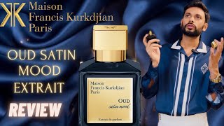 MFK OUD SATIN MOOD EXTRAIT FRAGRANCE REVIEW  MAISON FRANCIS KURKDJIAN [upl. by Elma]