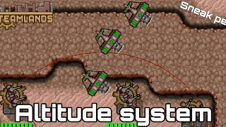 Steamlands 15  Heightaltitude system sneak peek  Rusted Warfare Mod [upl. by Nydnarb]