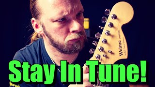 Guitar Not Staying In Tune Try These 4 Hacks [upl. by Healy497]