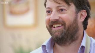 David Mitchell being adequately annoyed on bake off for almost 5 minutes [upl. by Rhu]