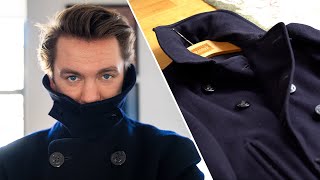 Why The Best Peacoat Is From WWII and how to get one  Slim fitWool Coat [upl. by Aniala106]