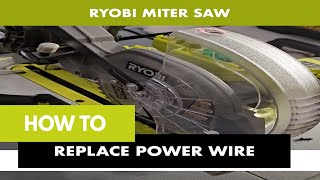 Ryobi Miter Saw No Power  Not Turning On [upl. by Nysa]