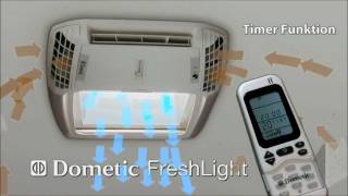 Dometic FreshLight Sky Light and Air Conditioner Unit [upl. by Queridas]