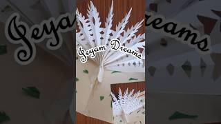 How to Make a White Peacock PopUp Card Using the Fan Method  Easy DIY Craft shorts PaperCraft [upl. by Gorlicki377]