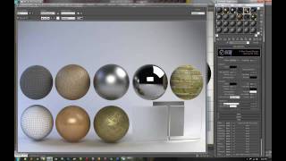 Creando Materiales Basicos Vray Tutorial 12 [upl. by Leirbag789]