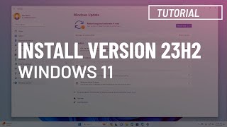 Windows 11 23H2 EASY manual install 2 methods [upl. by Thoma]