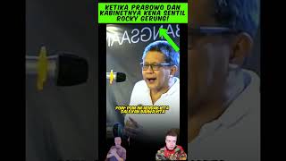 Rocky Gerung Ngamuk Kabinet Prabowo Kena Kritik Tajam 💥👀 rockygerung [upl. by Lamhaj]