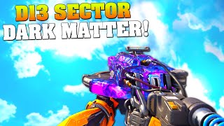 I FINALLY unlocked DARK MATTER for the D13 SECTOR BO3 Road To Dark Matter Camo 13 [upl. by Volkan]