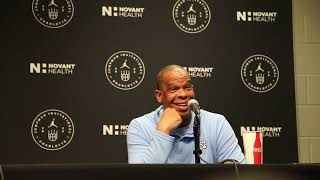 UNC Hubert Davis PostMichigan Press Conference [upl. by Bashuk6]