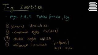 Leaving Cert Maths  Trigonometry 27  Trigonometric Identities [upl. by Merrily]