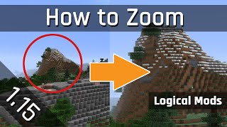 How to Zoom with my Logical Zoom Mod  Minecraft 116 [upl. by Craddock382]