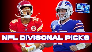 NFL Divisional Round 2024 Picks Straight up and Against The Spread [upl. by Lavella]