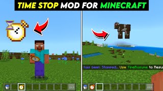 Minecraft Time Freeze Mod for Mcpe 120  Time Stop Addon for Minecraft 120 [upl. by Kliman]