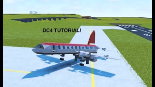 DC4 TUTORIAL  Plane Crazy  Roblox [upl. by Imailiv614]