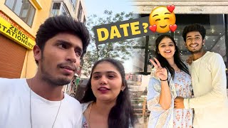 ARE WE DATING 😳😍DATE pe chale gaye  VLOG 568 [upl. by Stoecker935]