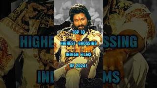 Top 10 HighestGrossing INDIAN FILMS Of 2024  Blockbuster Hits [upl. by Nebur]