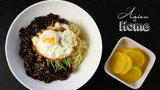 Jjajangmeyon Korean Black Bean Noodles [upl. by Ramraj]