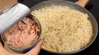 Do you have rice and canned tuna at home Easy Quick and very Tasty recipe [upl. by Codding]