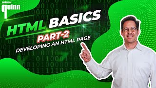 HTML Basics Part 2  Developing an HTML Page [upl. by Inimak823]