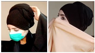 How to set amp give volume under your hijab  Hijab style  under hijab Tutorial [upl. by Revart]