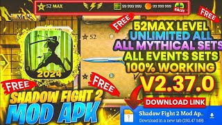 Shadow Fight 2 Mod Apk 2370 Latest Version 2024  Unlimited Money amp Max Level [upl. by Levon]