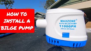 How to install an automatic bilge pump [upl. by Moon]