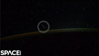 Auroras captured from space station  5 Objects seen [upl. by Nitsreik756]